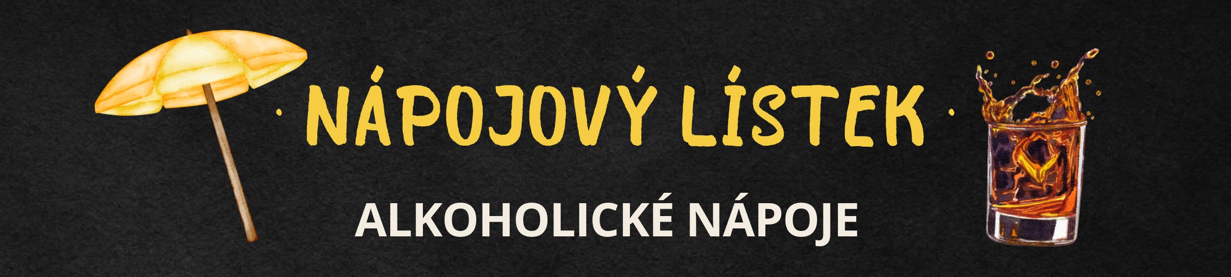 Nápojový lístek destiláty